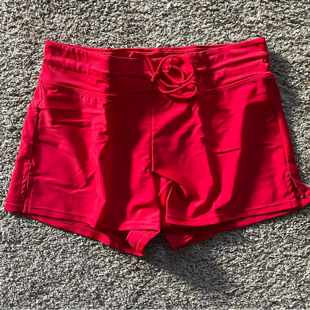 NWT Red Swim Shorts